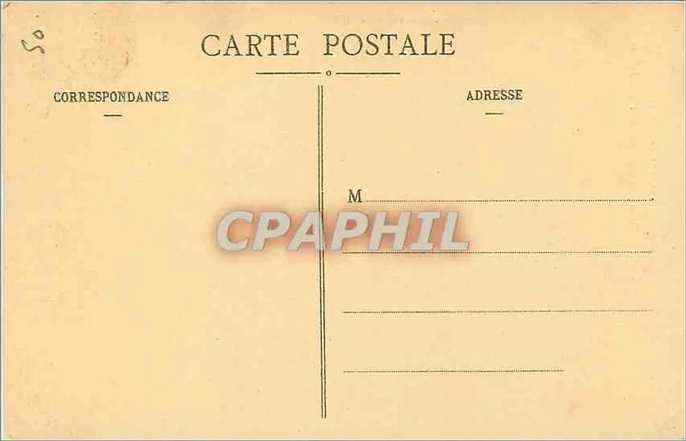 Mont-Saint-Michel — Echauguette im Norden und Tombelaine — Sonderausgabe von Vahney - J.P. - Rückseite