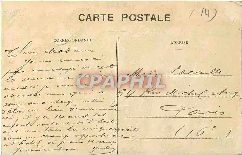 Tilly-sur-Seulles - De Heilige Maagd van de Aanwezigheid — foto Leprounier, Bayeux - Achterkant