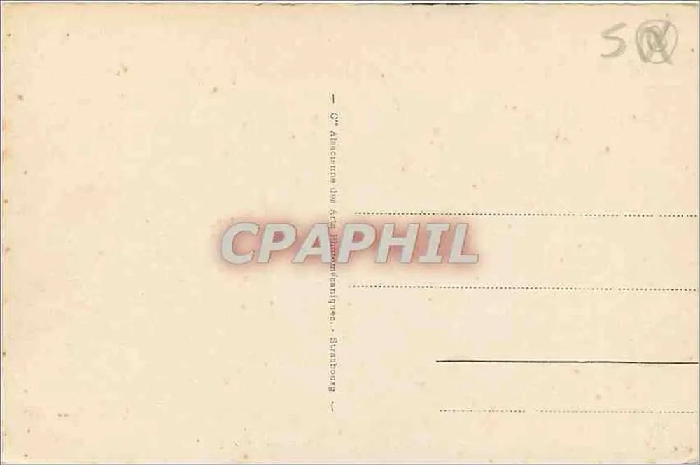 Cabourg - Der Strand, das Casino und das Grand Hotel — Graphphil, n°60 - Rückseite