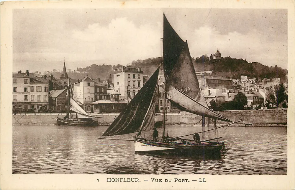 HONFLEUR — Uitzicht op het Haven — LL - Voorkant
