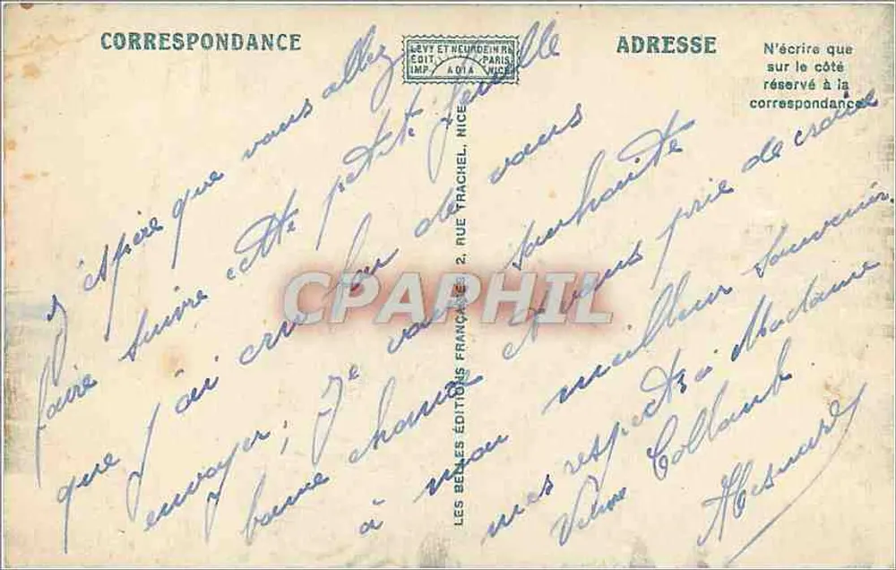 TROUVILLE — Ansicht der neuen Gärten in Richtung Topsy — CAP — Verlag CAP, Nr. 748 - Rückseite