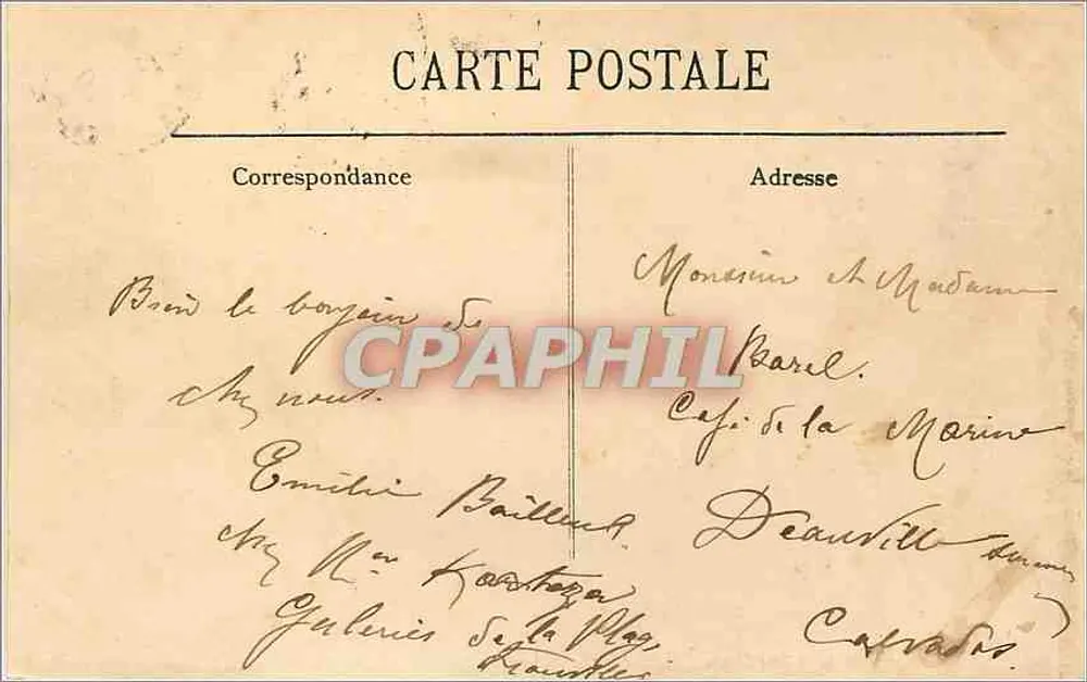 Trouville — La Plage et les Villas — LL. n°138 - Verso