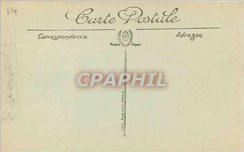 Deauville — A Terrasse — LL. — n°201 - Verso