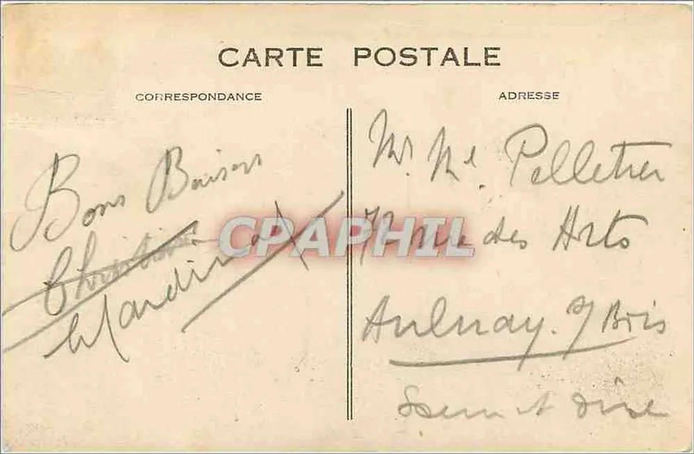 Deauville (La Plage Fleurie) — La Nouvelle Gare — G.F. Le Havre - Verso