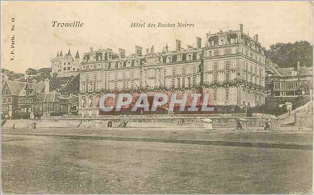 Trouville — Hôtel des Roches Noires — V.P. Paris, No. 13 - Recto