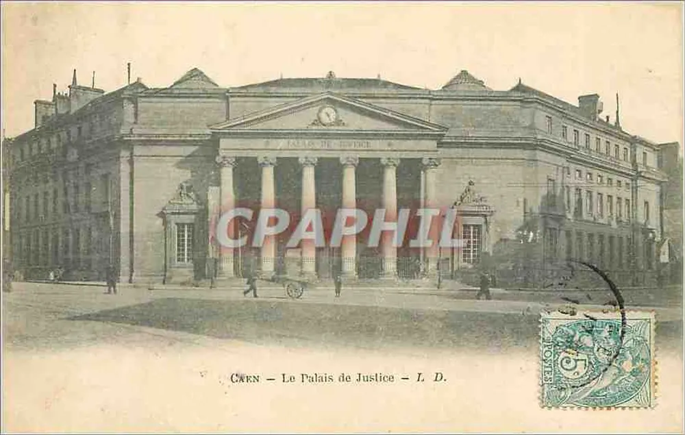 Caen — Le Palais de Justice — L. D. - Recto