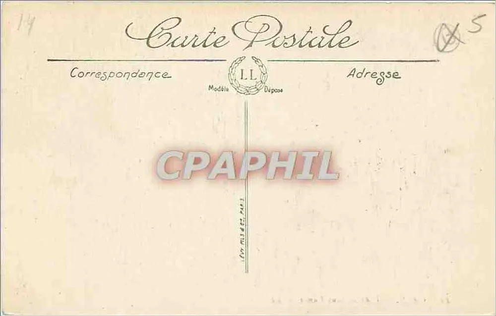 Caen — L'Abbaye aux Dames — LL. N°16 - Verso