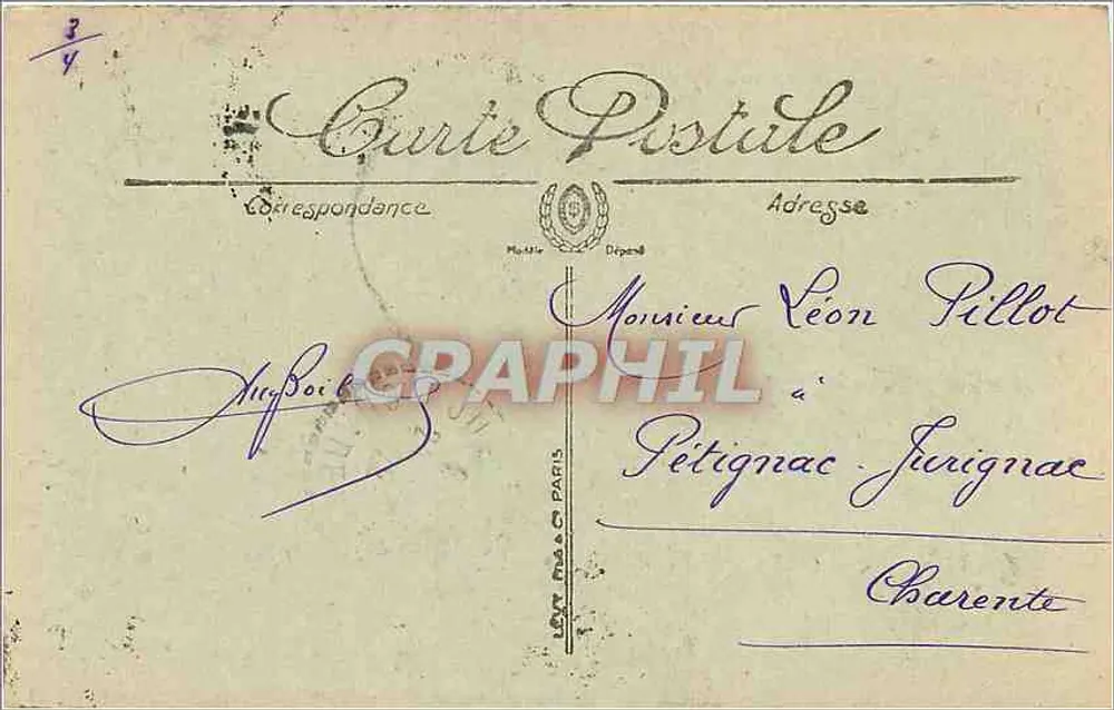 Roubaix — De Kerk van Sint-Maarten — Uitgever LL, n° 94 - Achterkant