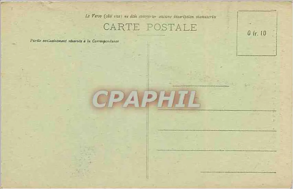 O Desfiladeiro do Crossey e a Grande-Sure — Estrada da Grande-Chartreuse (1924) — G. D. édlt., Voiron - 246 - Verso