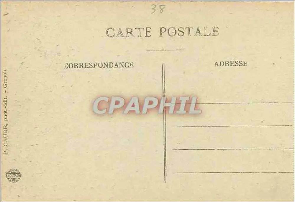 Uriage-les-Bains — L'Établissement Thern — n°549 - Verso