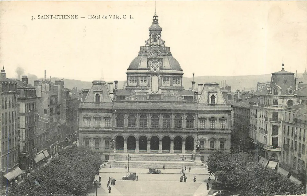 Saint-Étienne — Hotel de Ville. C. L. - Recto