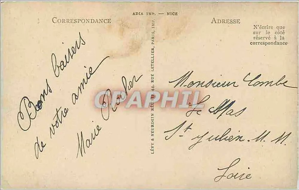 Saint-Étienne — Place Jean-Jaurès — Daphné — LL. editor - Verso