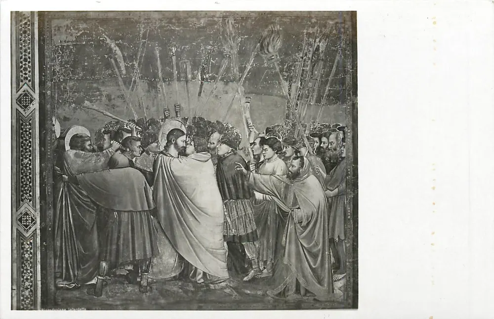 Padoue - Cappella degli Scrovegni - L'arresto di Gesù (Giotto) - Recto