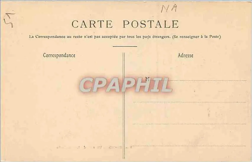 Reims — Um canto do Jardim-Escola — Editor não identificado, n°6 - Verso