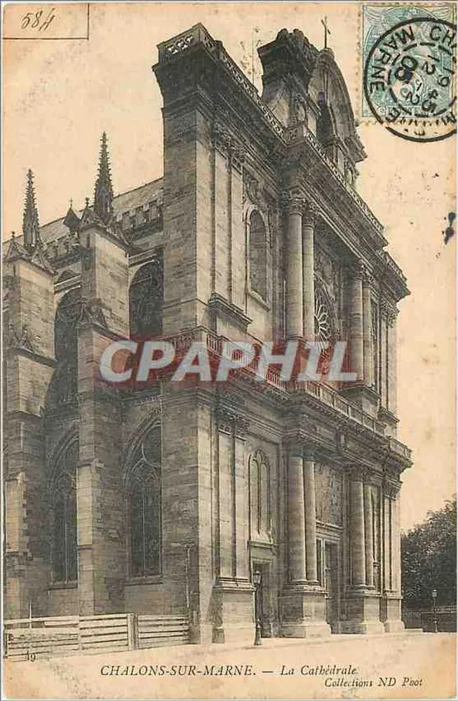 Châlons-sur-Marne — A Catedral — Coleções ND Poot - Frente