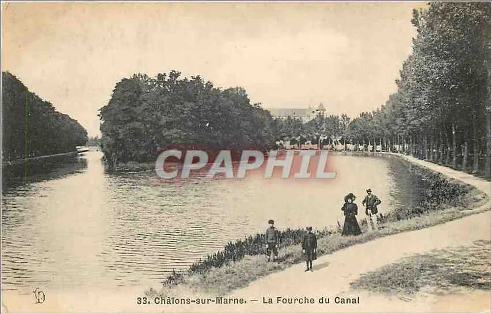 Châlons-sur-Marne — A Fourcheta do Canal — n°33 - Frente