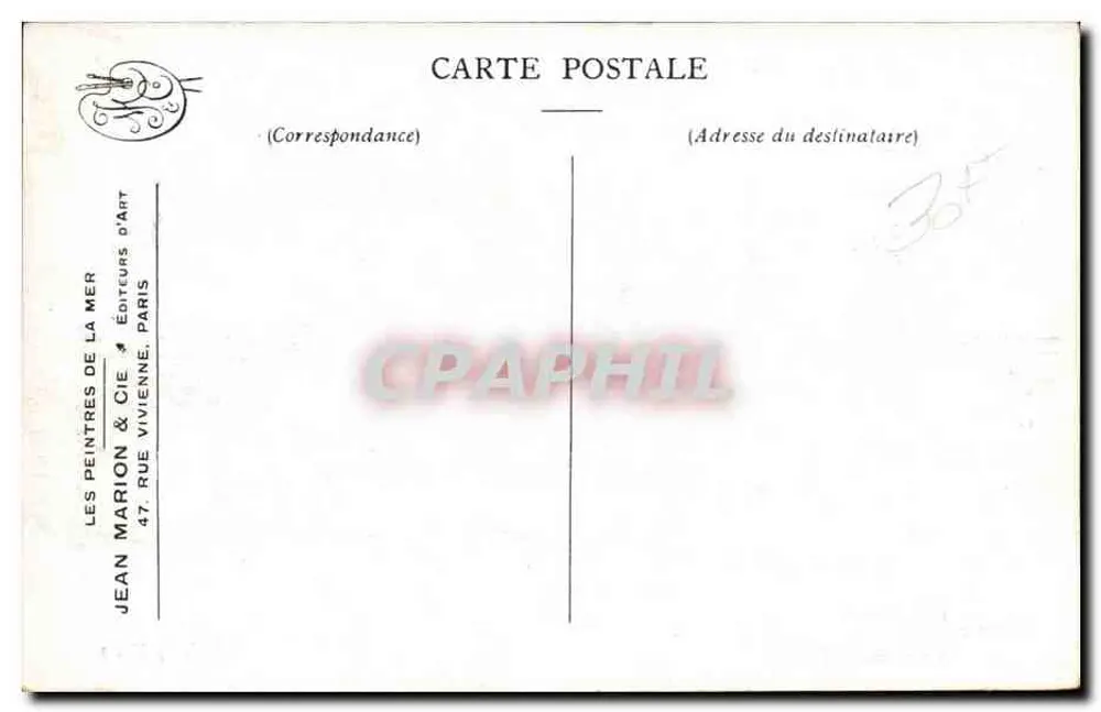 Ostend — Dampfremorque — J. Royart, Serie 6, Nr. 1 - Rückseite