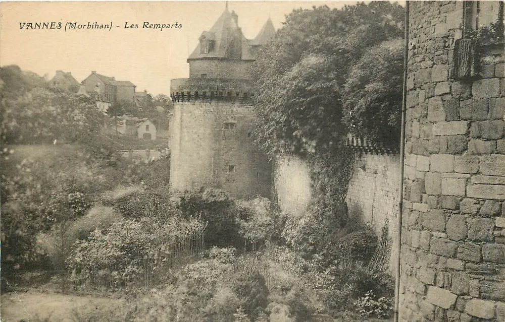 VANNES (Morbihan) - Os Muros — J. Nozais, editor, Nantes - Frente