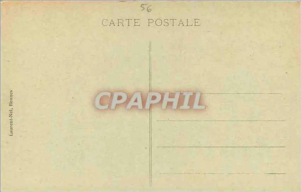 Vannes - Porta Saint-Vincent — editor Laurent-Nal, n° 150 - Verso