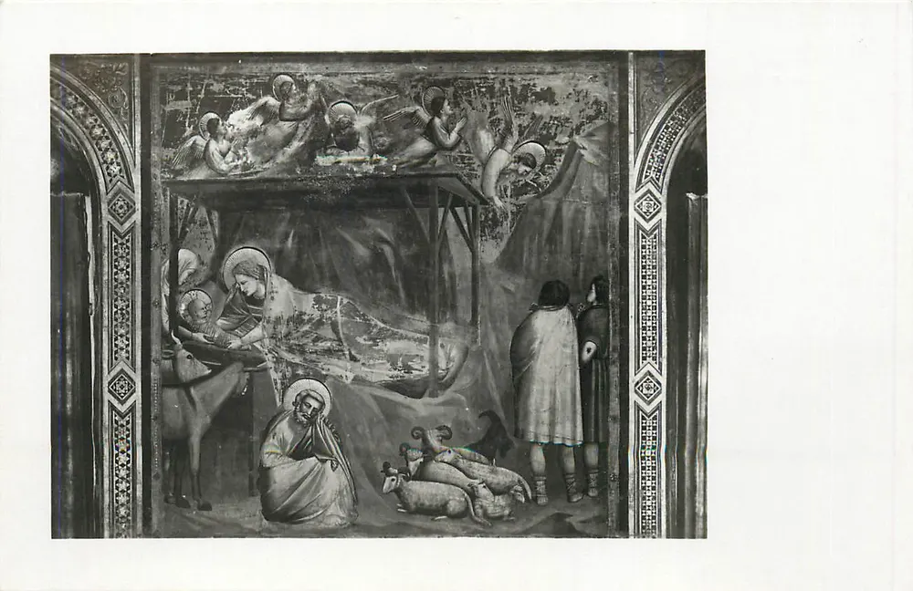 Padoue - Cappella degli Scrovegni al-Parena - La Natività di Gesù (Giotto) - Recto