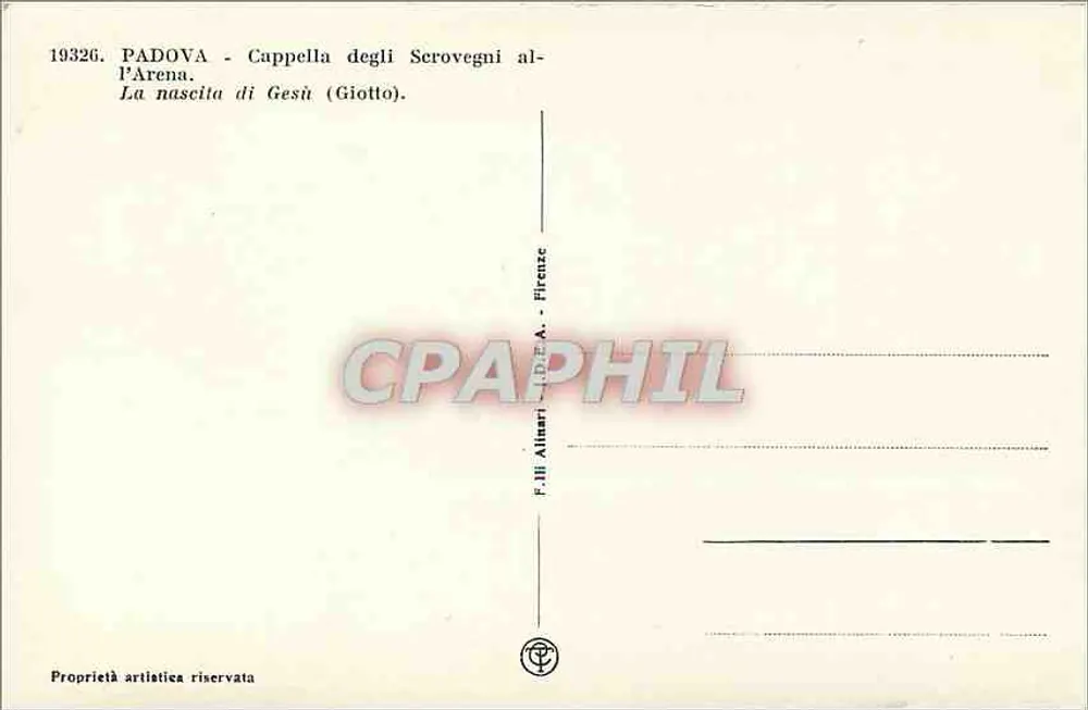 Padoue - Cappella degli Scrovegni al-Parena - La Natività di Gesù (Giotto) - Verso
