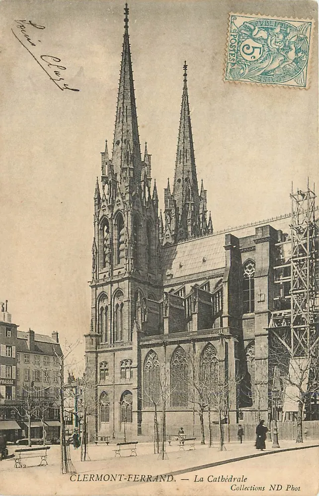 Clermont-Ferrand — A Catedral — Collections ND Phot - Frente