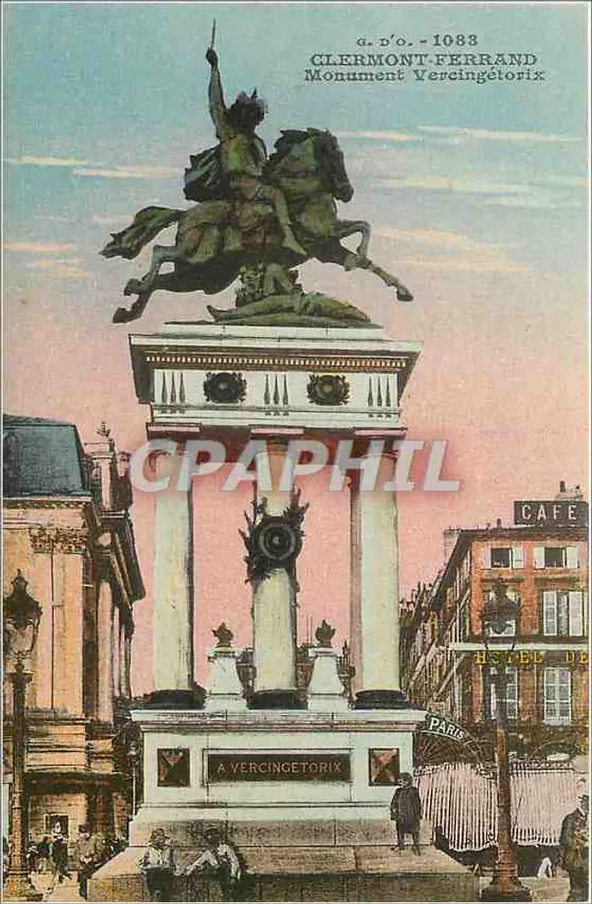 Clermont-Ferrand — Monumento Vercingétorix — editor a.d'o. n°1083 - Frente