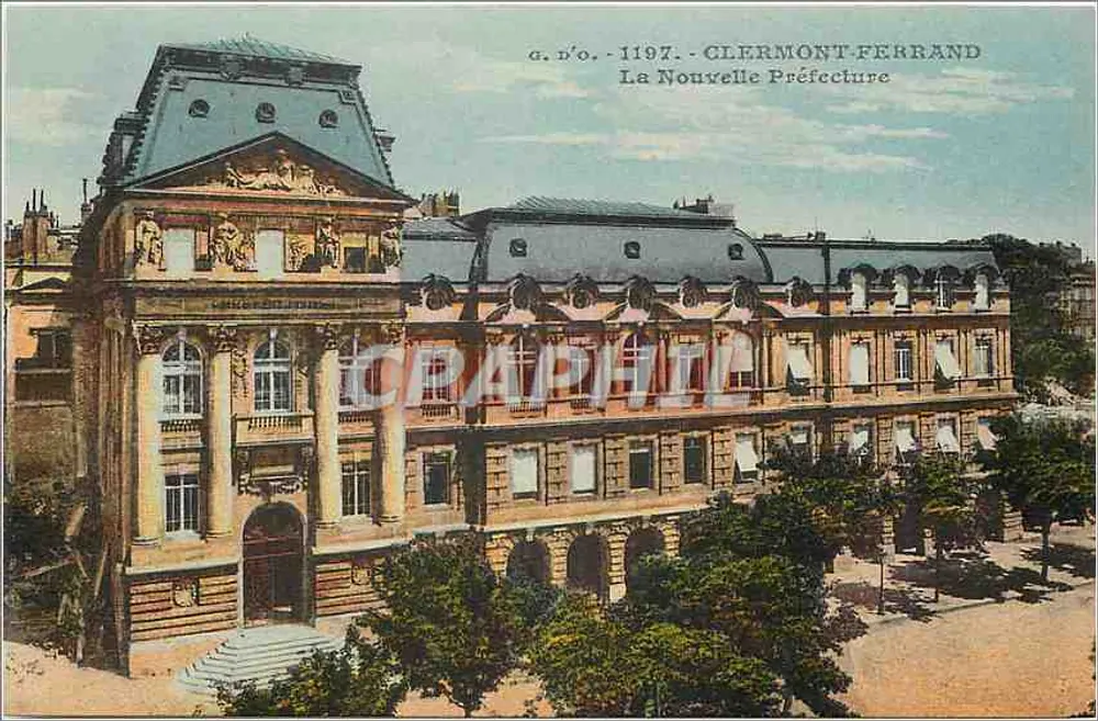Clermont-Ferrand — A Nova Prefeitura — G. D'O. n° 1197 - Frente