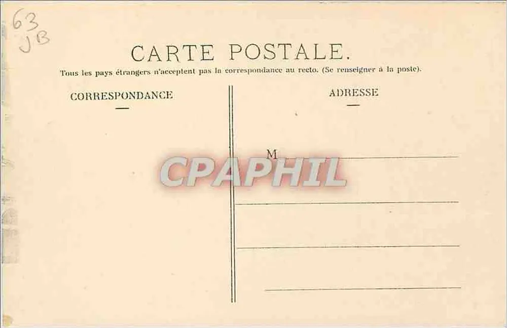 Clermont-Ferrand (P.-de-D.) - Place de Jaude et Vercingétorix - Verso