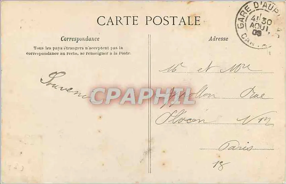 Il Cantal pittoresco — Cirque di Mandailles — L. Loxe, editore - Verso