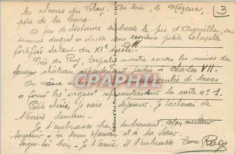 Le Puy — A Valeira de Aiguilhe — Ilustrado pelo Velay 190 - Verso