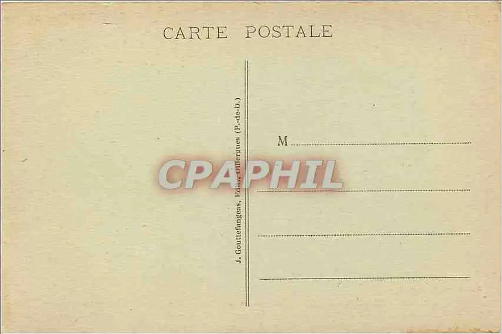 Sembadel-Gare (1100 m Höhe) — Inmitten der Schwarzen Wälder — Straße von Sembadel nach La Souchère, Craponne und Le Puy — Verlag Béal, La Chaise-Dieu, n° 5263 - Rückseite