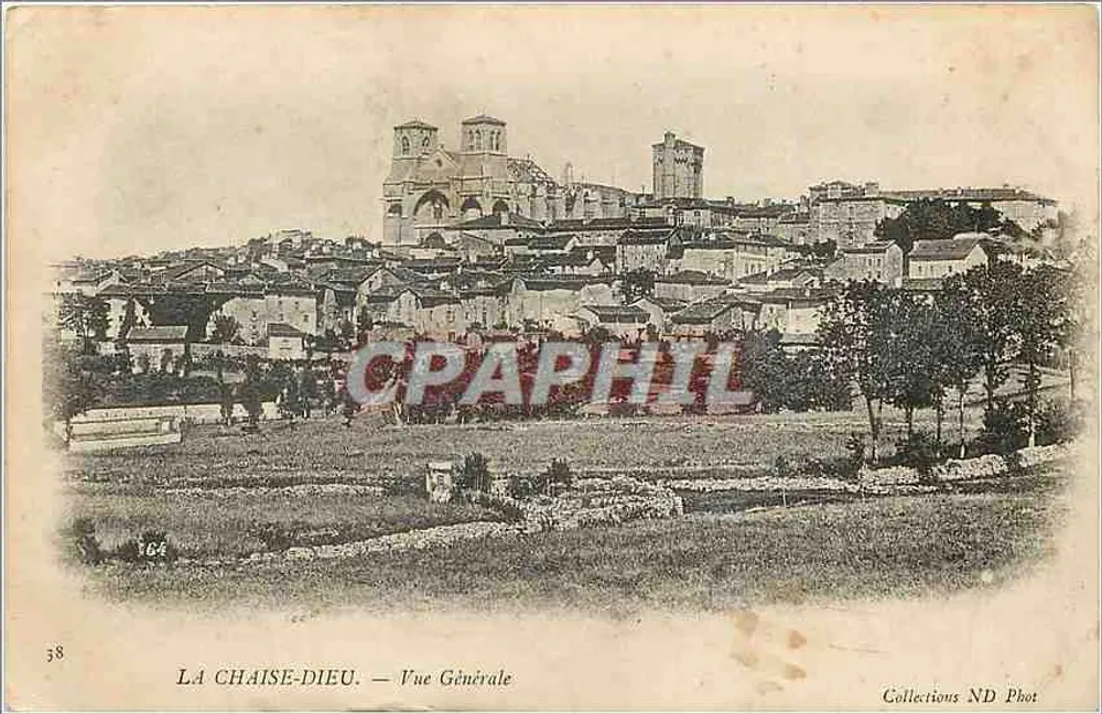 La Chaise-Dieu — Vista Geral — Collections ND Phot - Frente