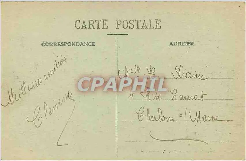 Royat - Os Hotéis — série 67, editor Clermont Ferrand - Verso