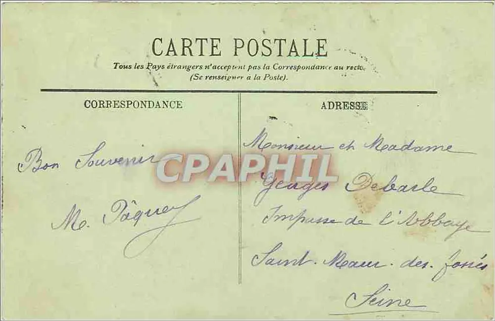 LE MONT-DORÉ — Le Casino et la Vallée pris de l'International Hôtel — LL. — n° 143 - Rückseite