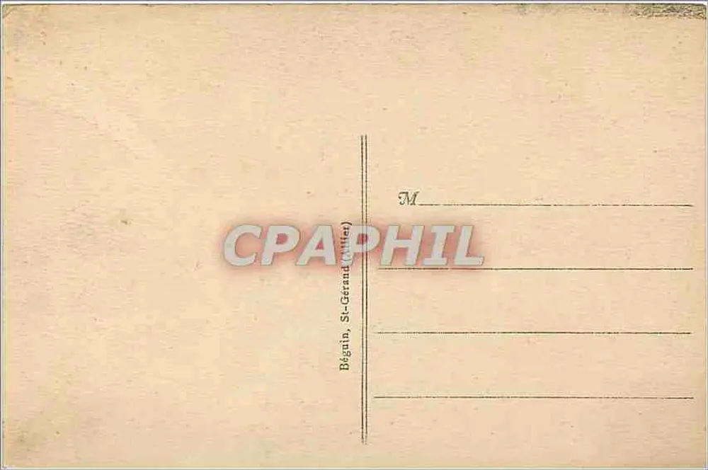 Le Mont-Dore - Thermalbad - Die Verlustkammer — L'AUVERGNE PITTORESQUE, n° 3219, Verlag Idéal - Rückseite
