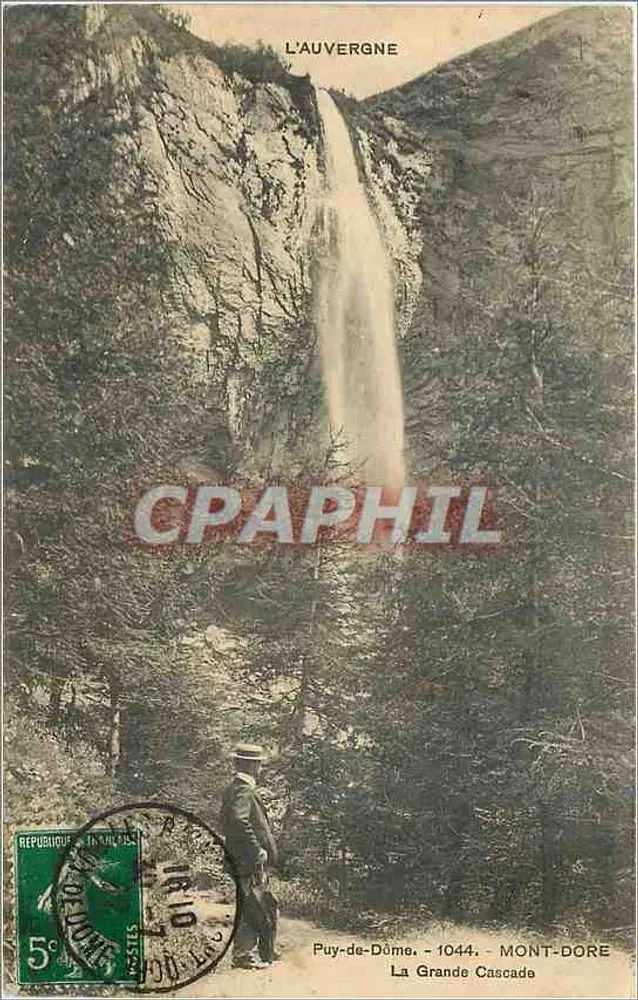 Mont-Dore - La Grande Cascade — Puy-de-Dôme, 1044 — editore - Recto