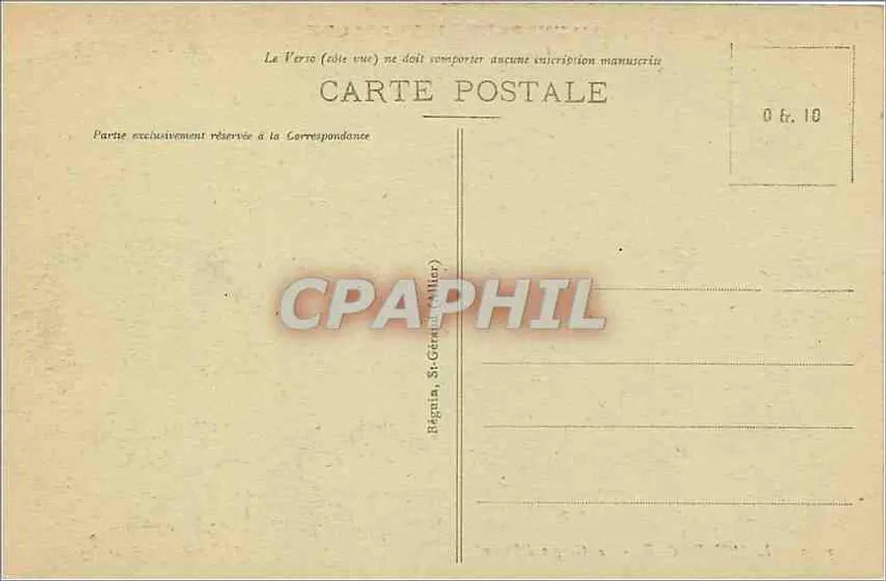 O MONT-DORE - As Gorges do Inferno — A Auvergne pitoresca, n° 3259 - Verso