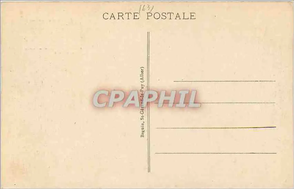 Clermont-Ferrand — Fontaine d'Amboise — editor Salal, n° 4077 - Verso