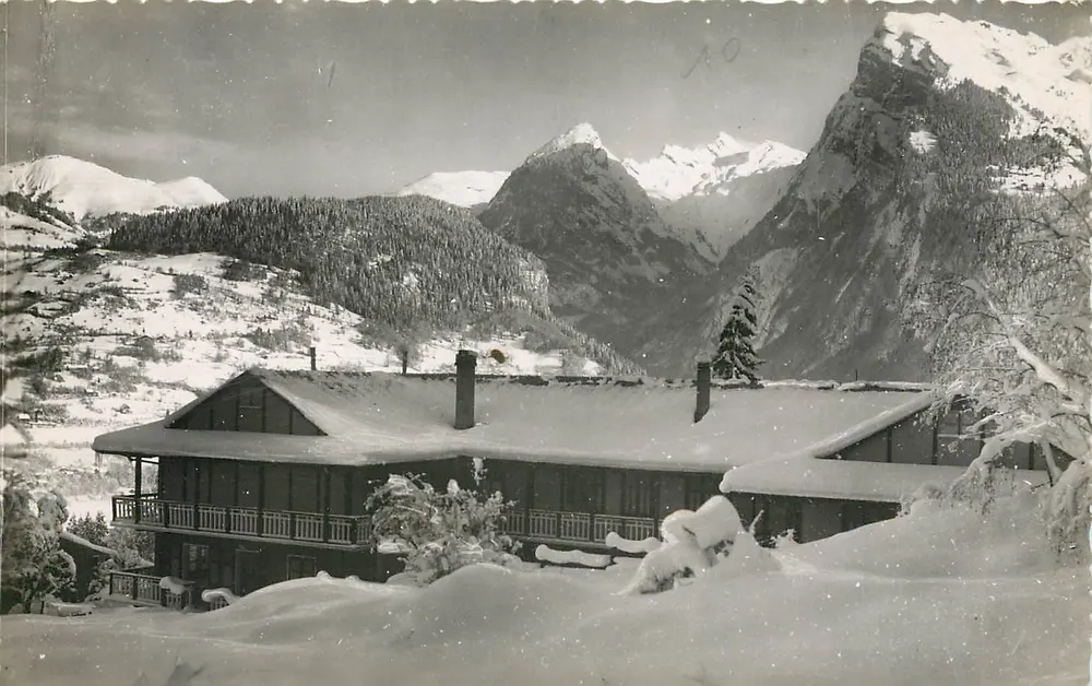 Chalet S.N.C.F. de Vercland — Samoens (Haute-Savoie), alt. 710 m — Edições J. Cellard, Lyon - Frente