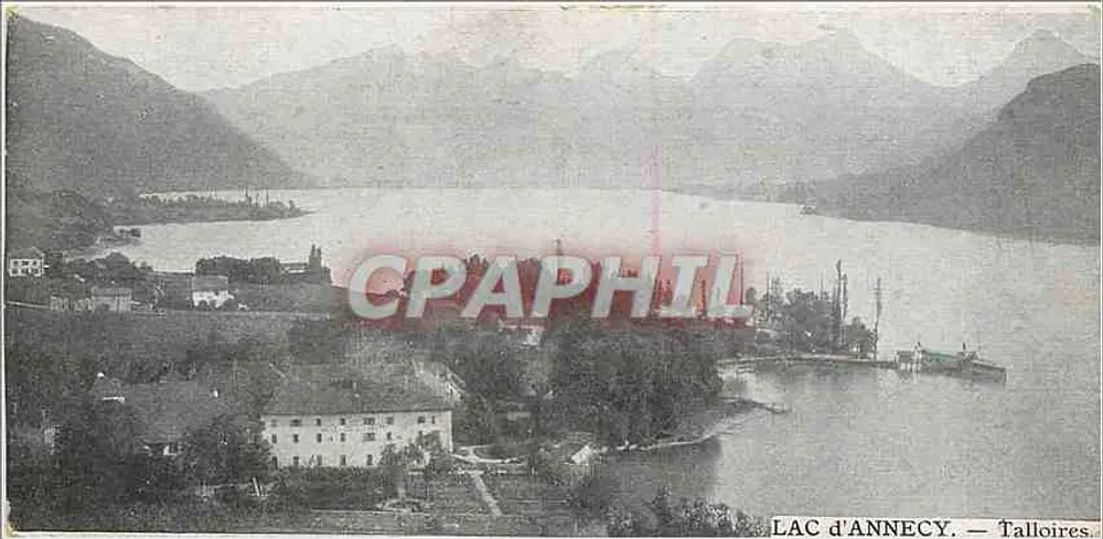 LAC d'ANNECY. — Talloires. - Frente