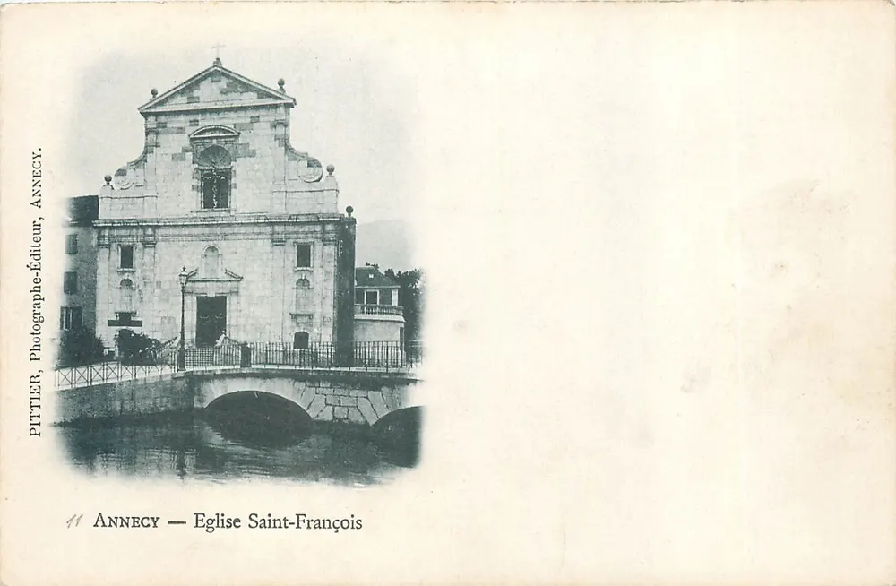 Annecy — Kirche Saint-François — Pittier, Fotograf-Verleger, Annecy - Vorderseite