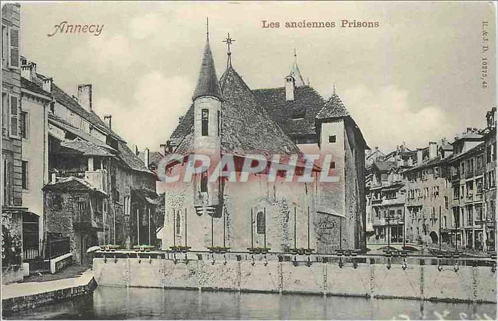 Annecy — As antigas Prisões — E. & T. P. 10373 - Frente
