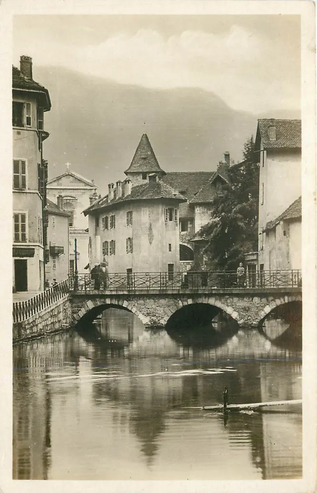 O Pont Morrens — Annecy — Bilhete postal antigo n°270 - Frente