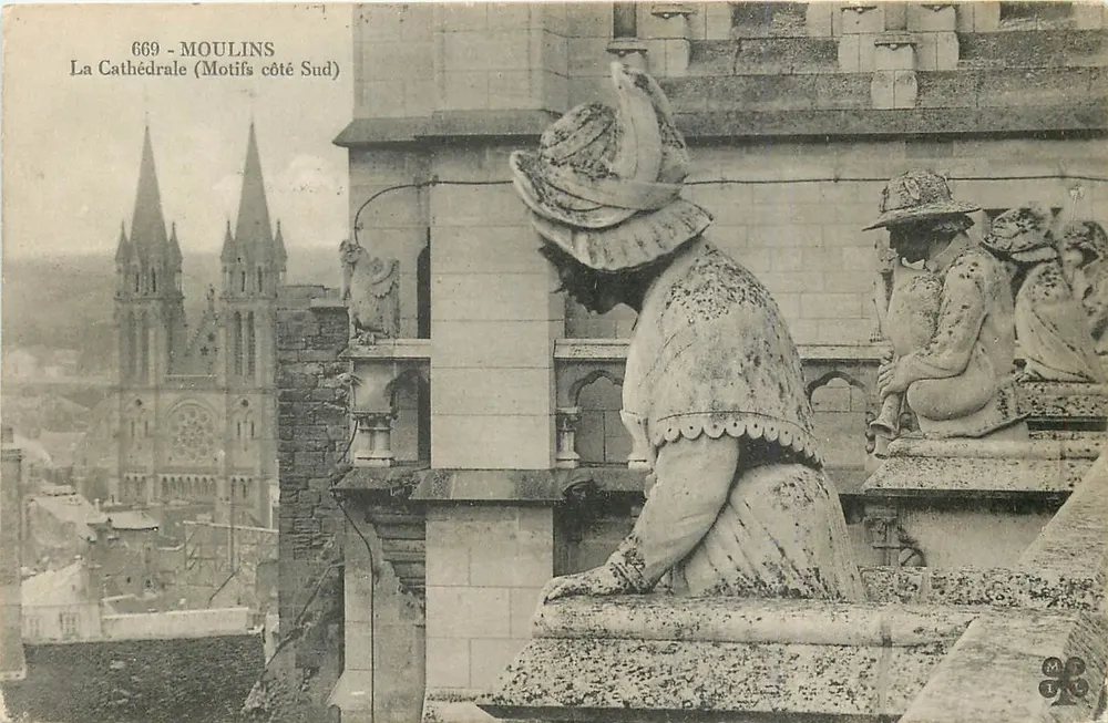Moulins - Die Kathedrale (Südliche Motive) — n° 669 - Vorderseite