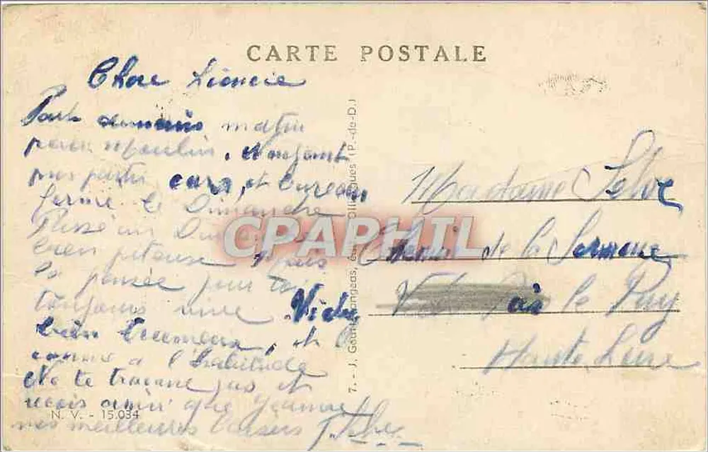 Vichy — Église Saint-Louis — Vue générale - Verso