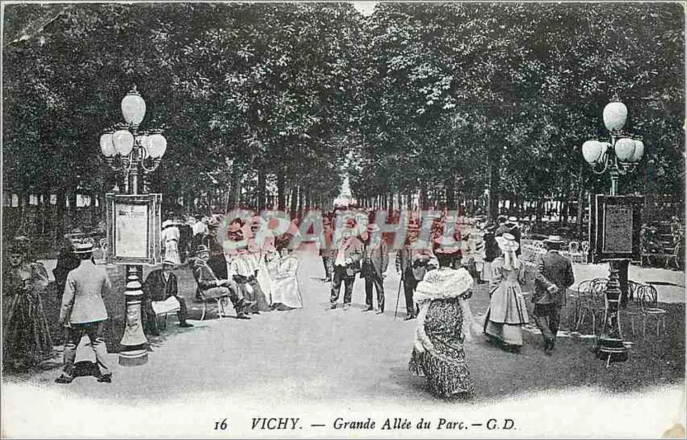 Vichy — Grande Allée du Parc — G.D. — n°16 - Voorkant