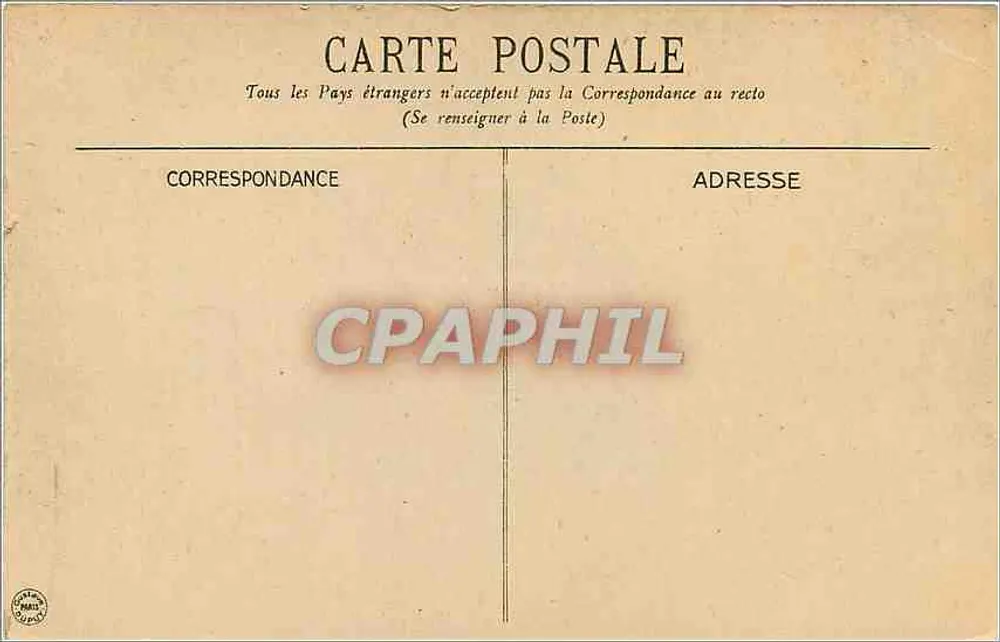 Vichy — Grande Allée du Parc — G.D. — n°16 - Achterkant