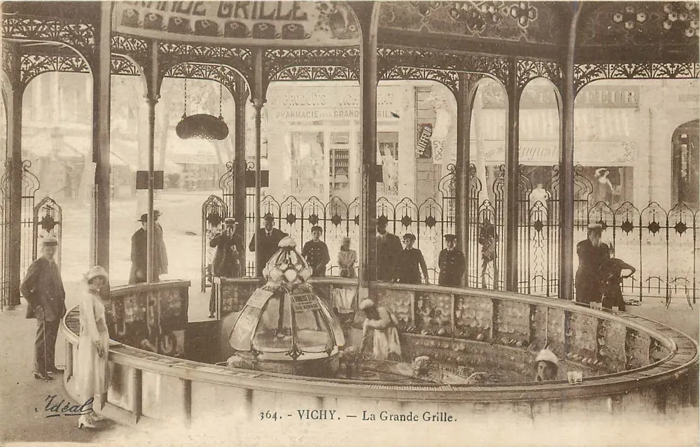 Vichy — La Grande Grille — Wydawca Ideal, nr 364 - Awers