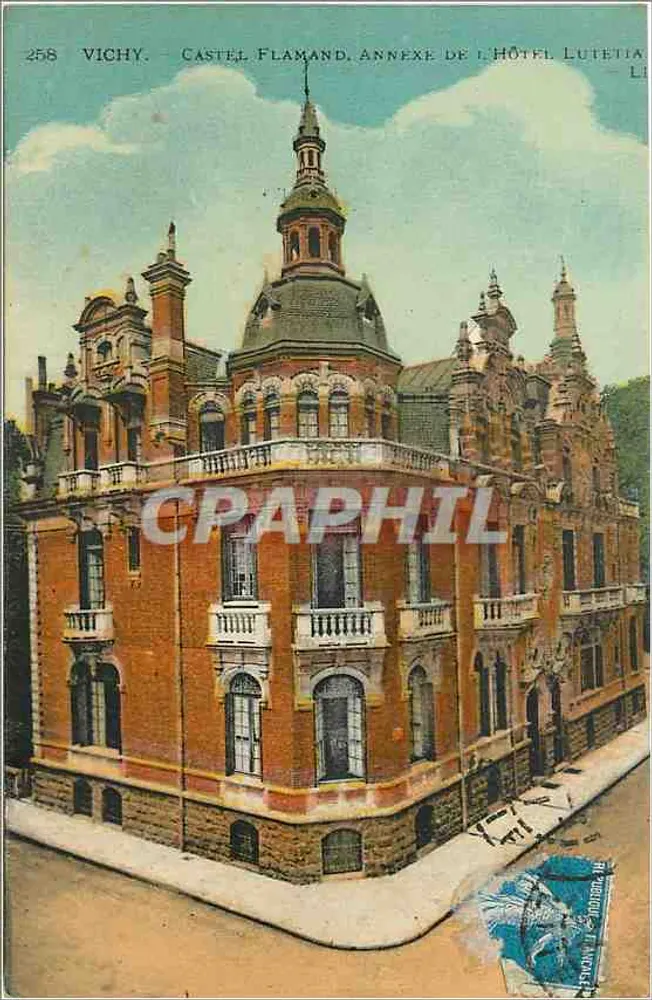Vichy - Castel Flamand, Anbau des Hotels Lutetia - Vorderseite